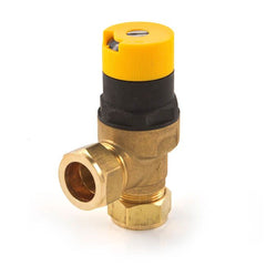 Automatic By-Pass Differential Valve - 22mm Angled - M.B.P