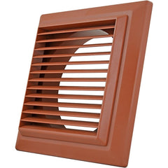 Domus EasiPipe Louvered Rigid Duct Outlet (150mm) - Terracotta - M.B.P